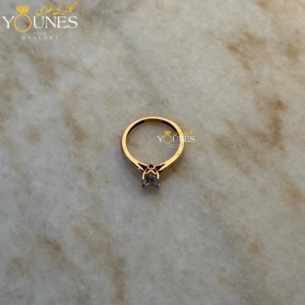 انگشتر طلا تک نگین سولیتر